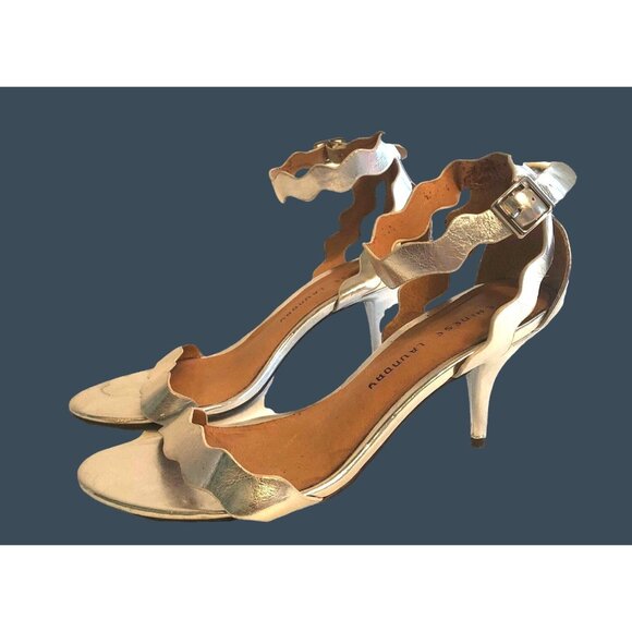 CHINESE LAUNDRY- SILVER WOMEN'S HEELS SIZE 9 - Picture 1 of 6